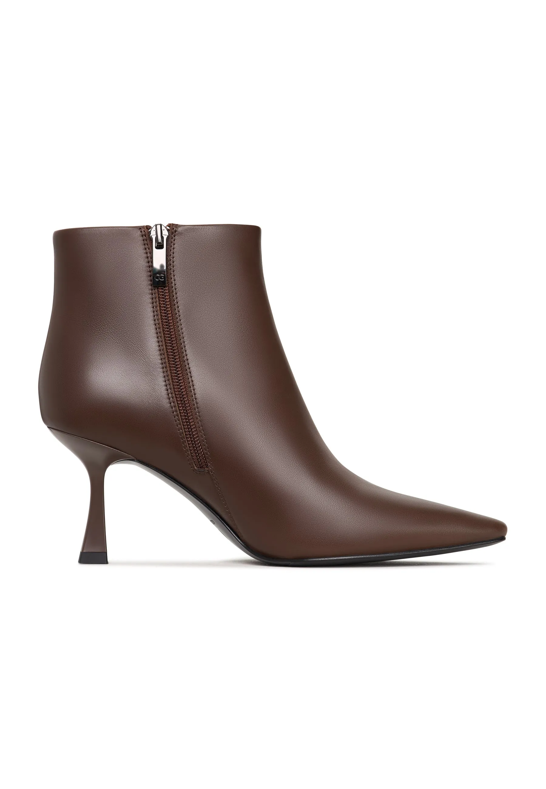 Ankle Boots with Stiletto Heel Amy - Brown