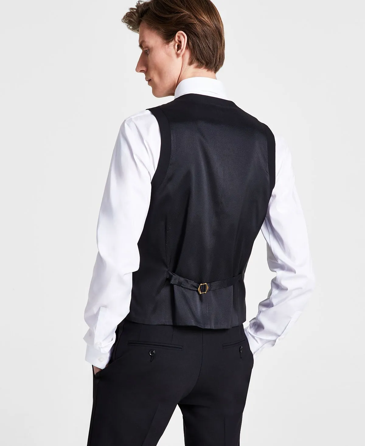 Bar III Men's Slim Fit Tuxedo Vest