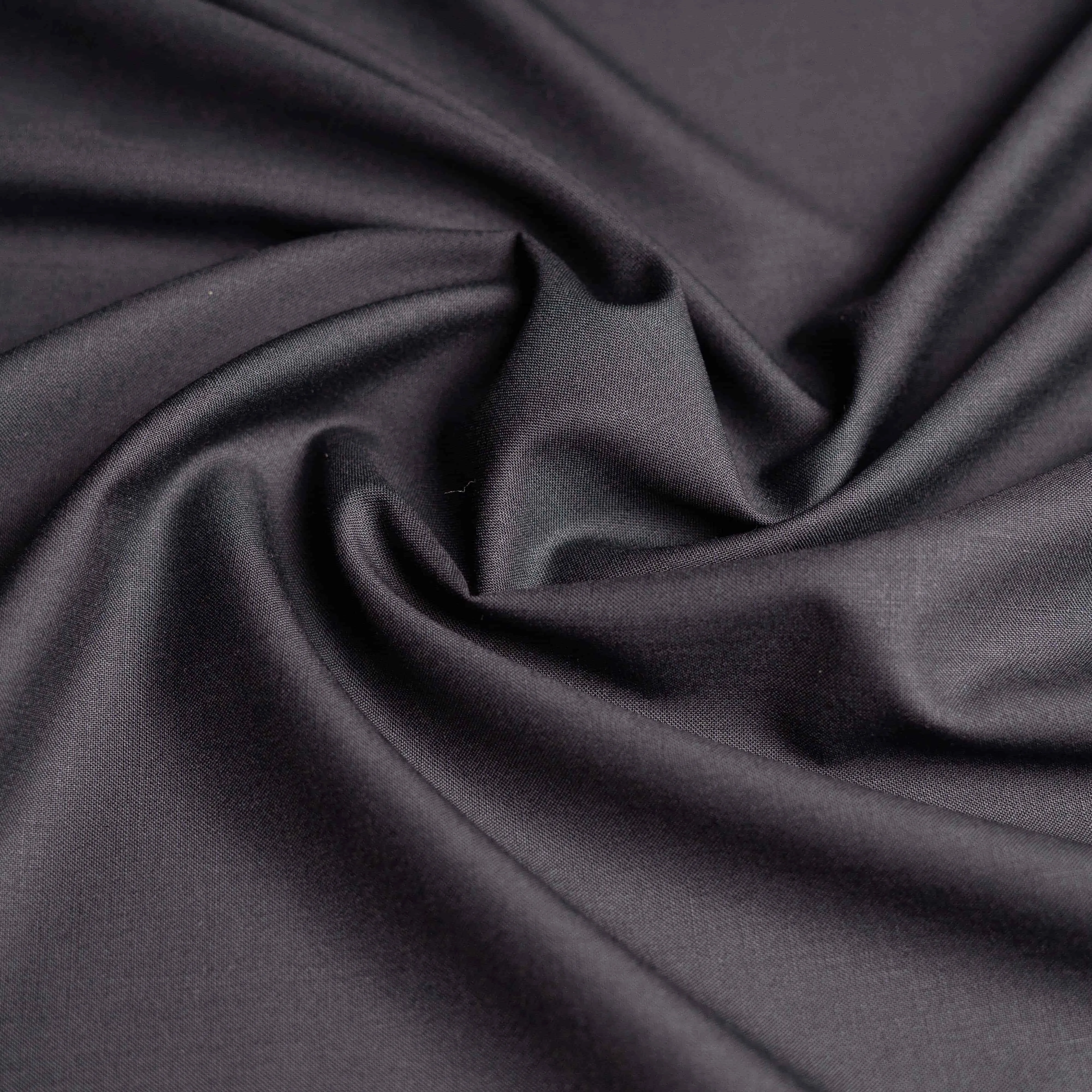 Blue Plain Wool Blend, Featherlight Suiting Fabric