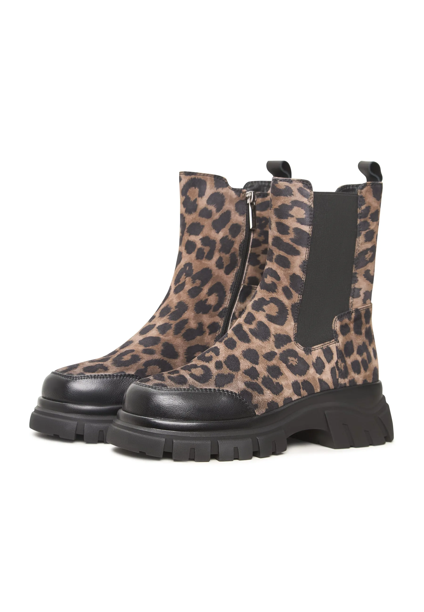 Bold Ankle Boots Göll - Leopard