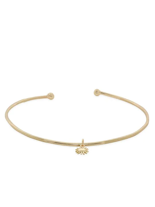 Brass Gold Plated Choker Necklace