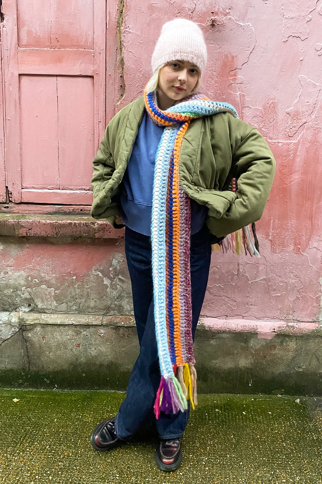 Dawn x Dare Multi Stripe Scarf