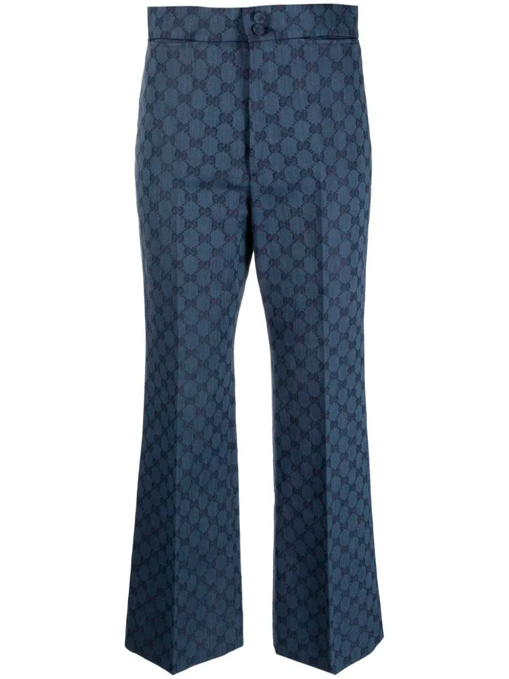 GG logo-jacquard trousers