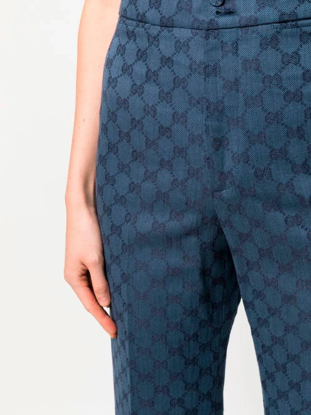 GG logo-jacquard trousers