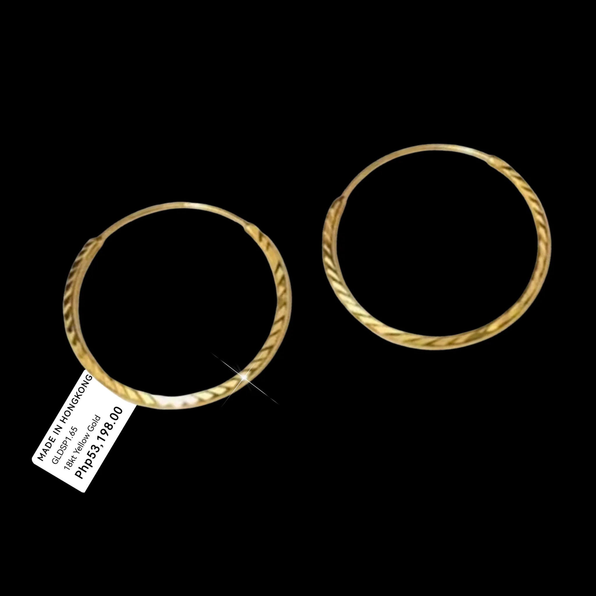 #GOLD2024 | 18K Golden 15mm Hoop Earrings