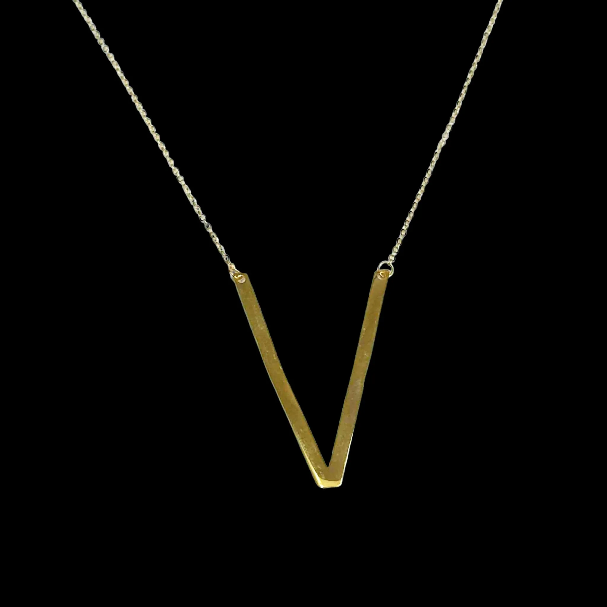 #GOLD2024 | 18K Large Golden Alphabet Letter Necklace 18kt 20”