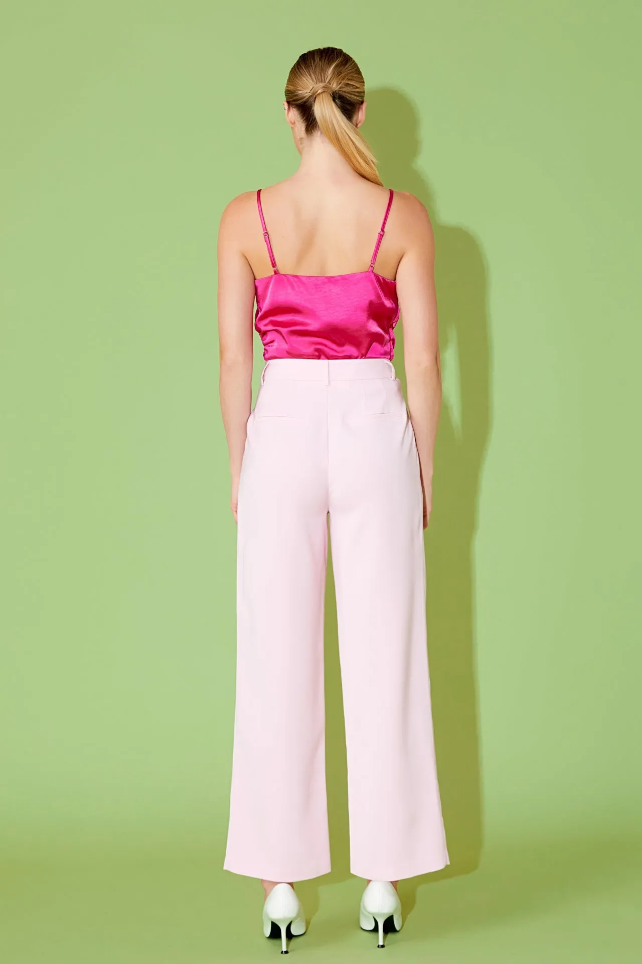 High-Waisted Suit Trousers