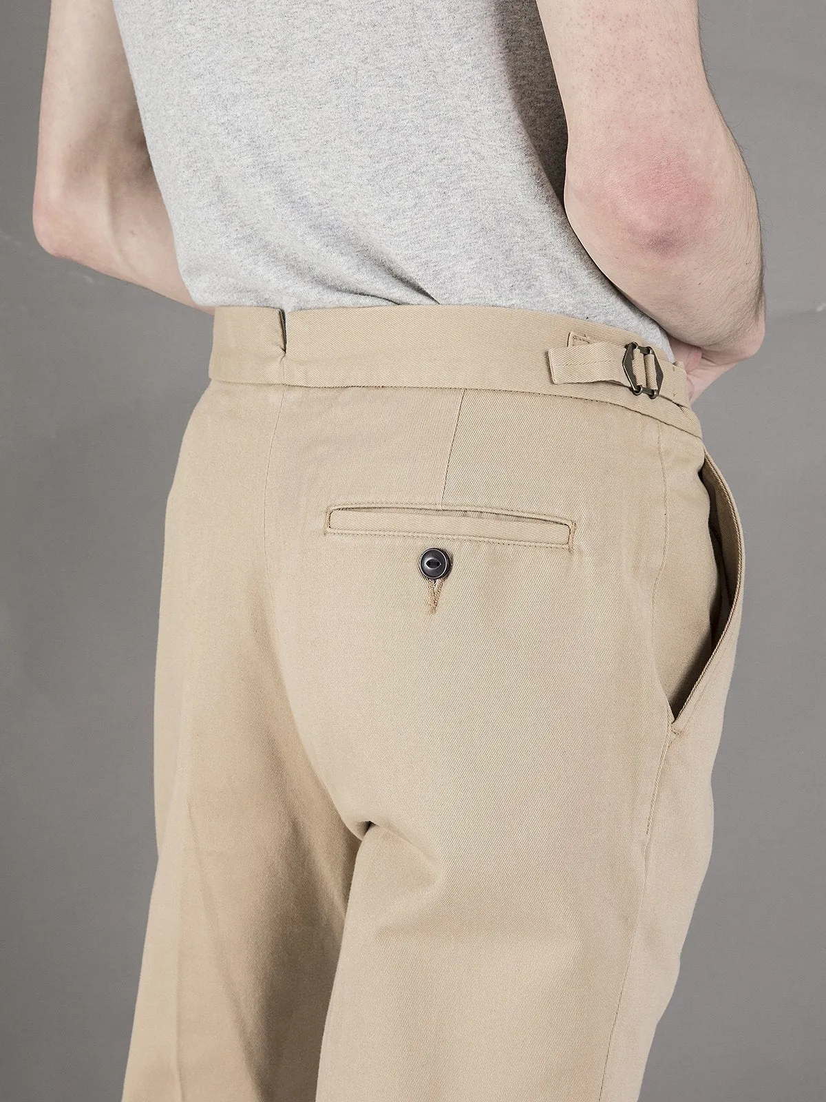 High Waisted Trousers - Tan