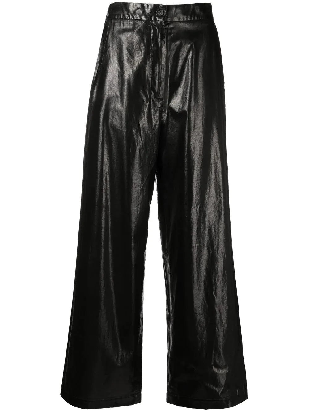 HIGH-WAISTED WIDE-LEG TROUSERS