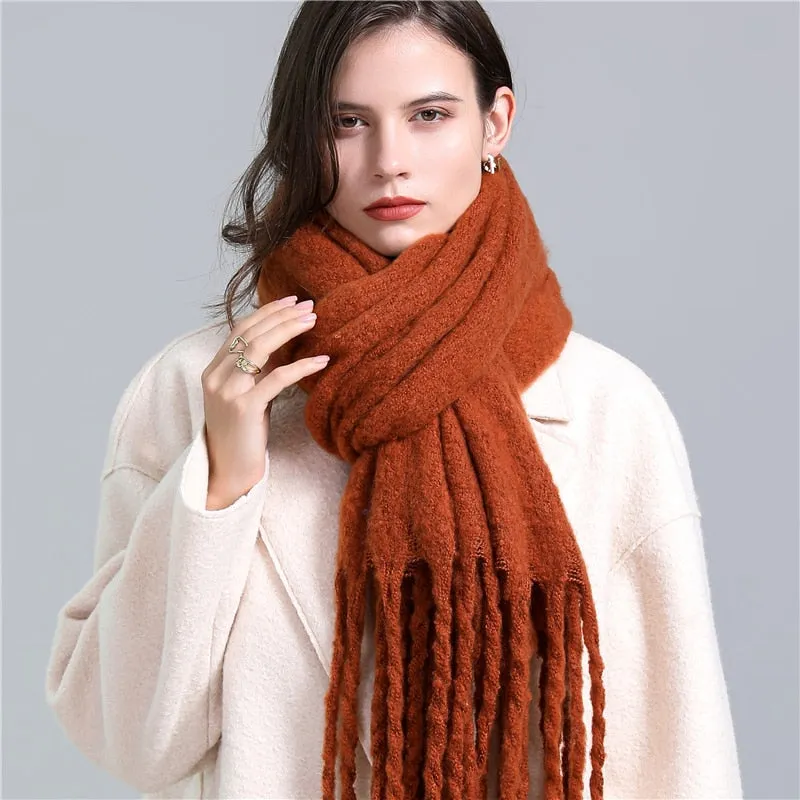 Knitted Cashmere Scarf