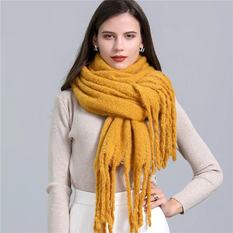 Knitted Cashmere Scarf