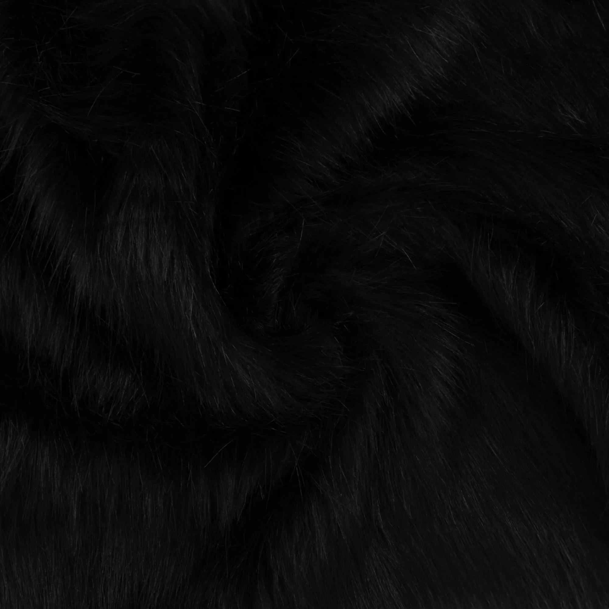 Luxury Fur - long hair - Black