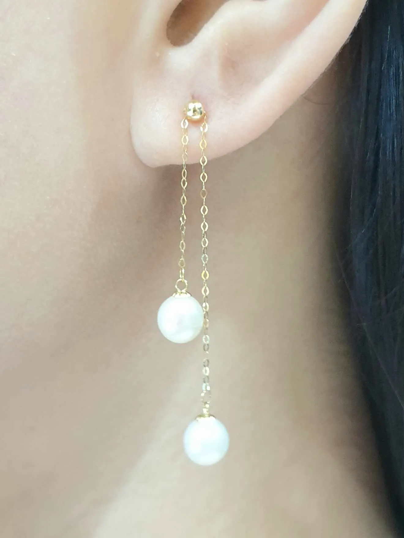 #LVNAPP | Akoya HOPE Pearl Drop Earrings 18kt