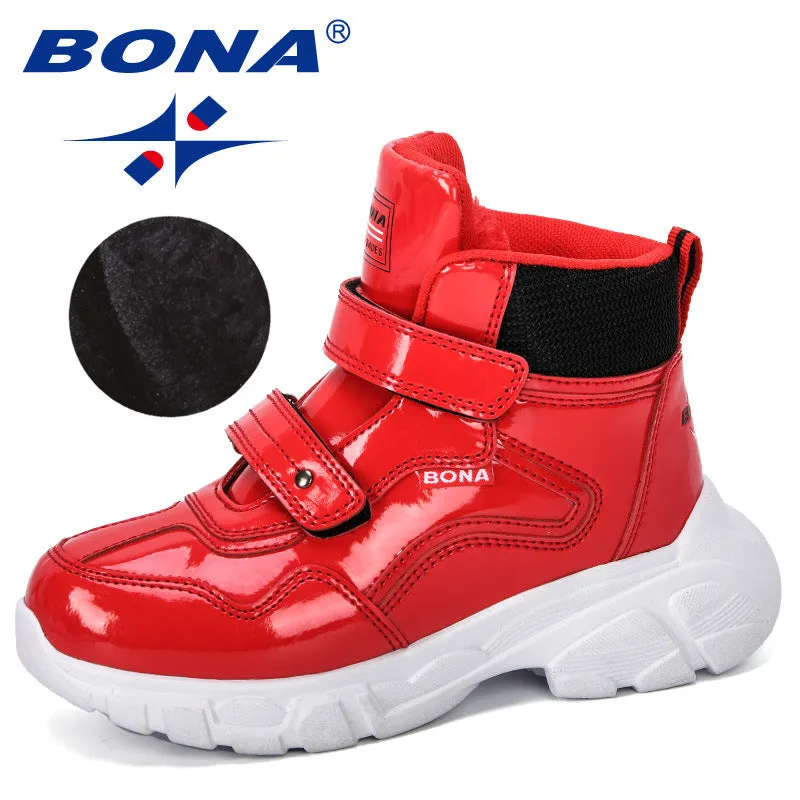 New DEsigner Platform Shoes Children Ankle Boots