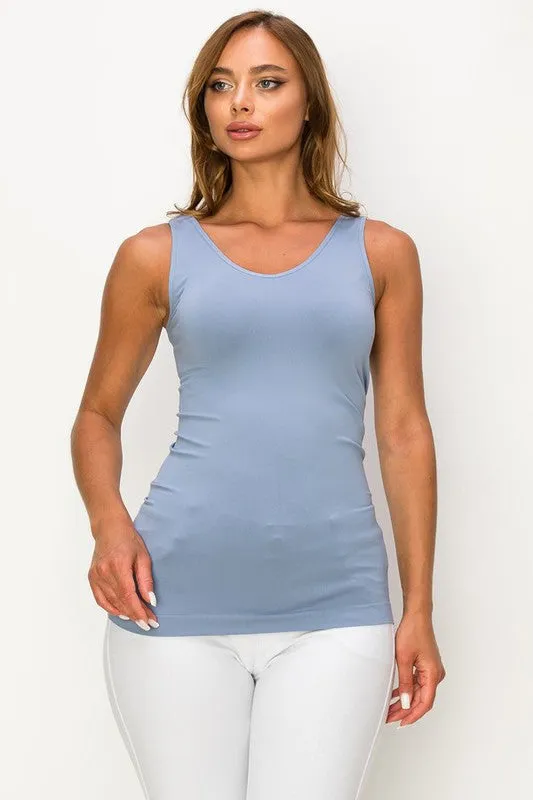 Super Soft Reversible V or U Neckline Tank Top