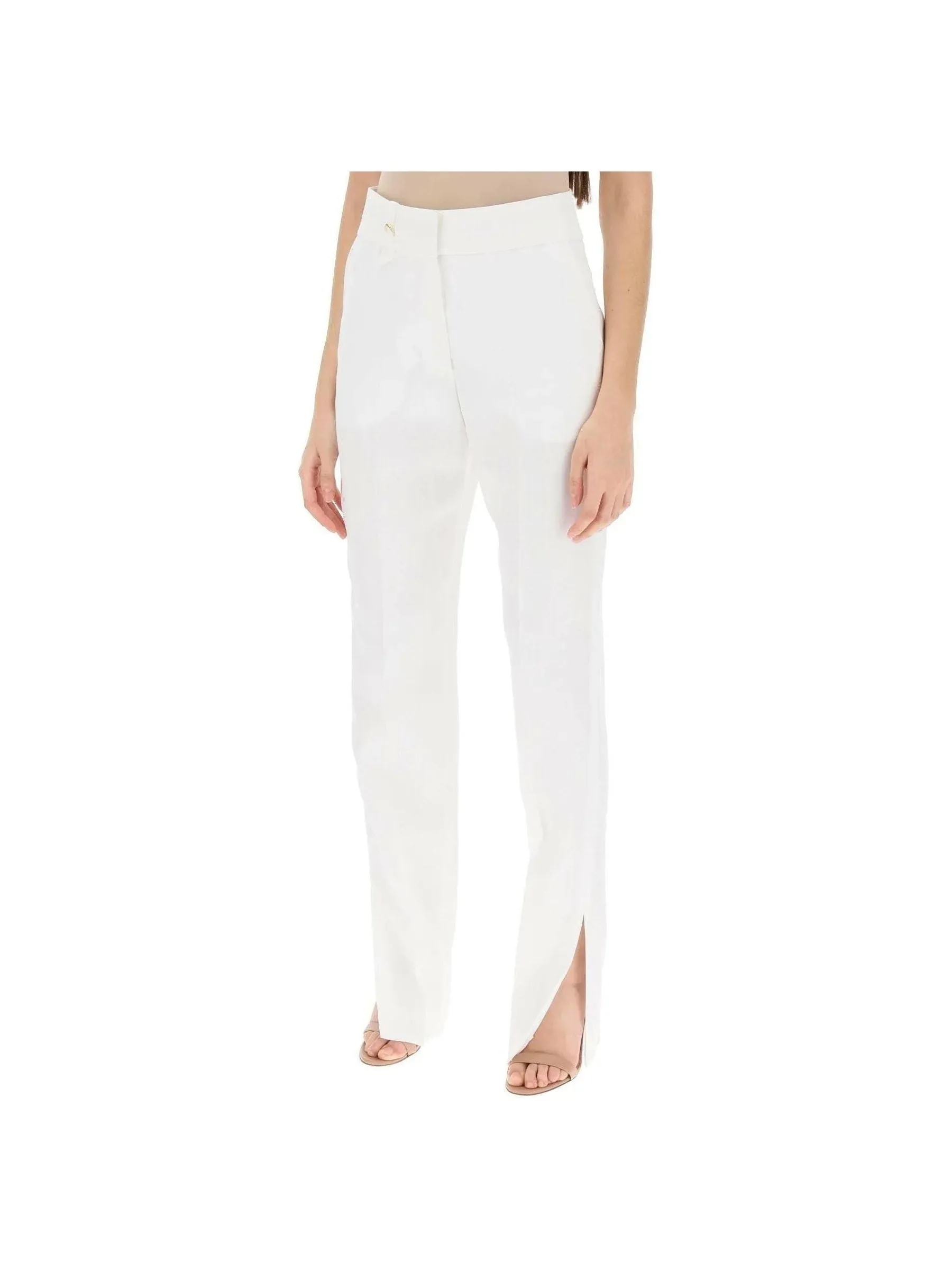 Tibau Slit High-Waisted Trousers