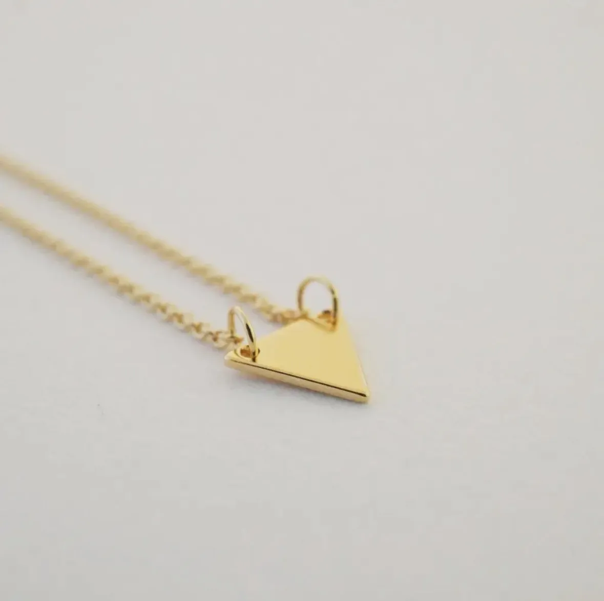 triangle pendant necklace