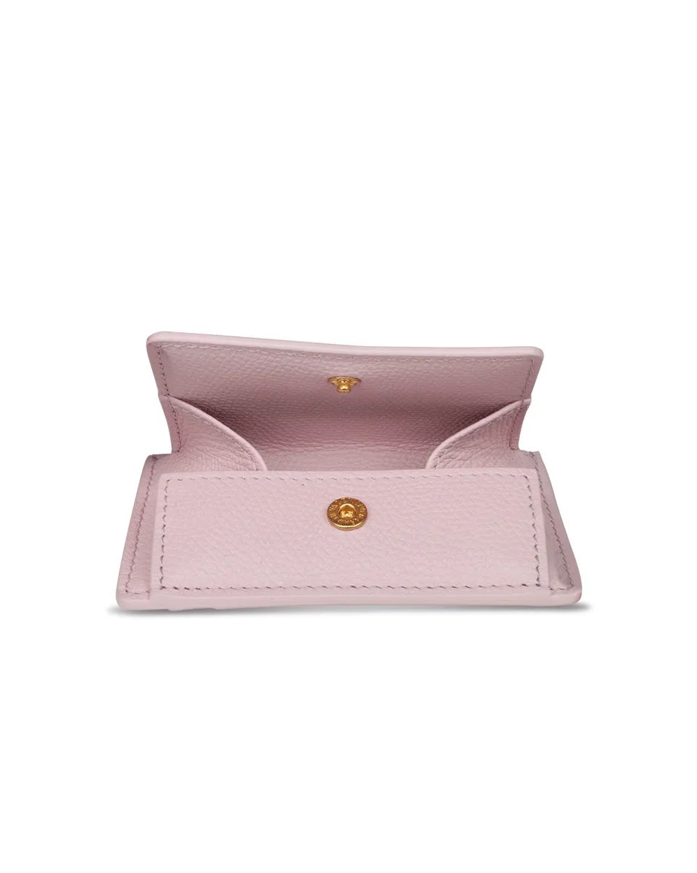 VLogo Coin and Card Case in Rose Quartz