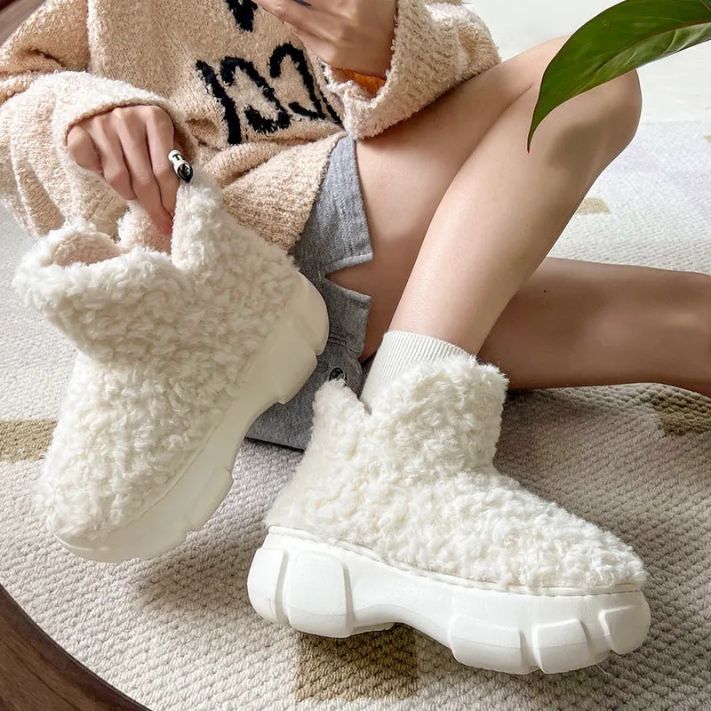 Winter Platform Warm Cashmere Snow Boots