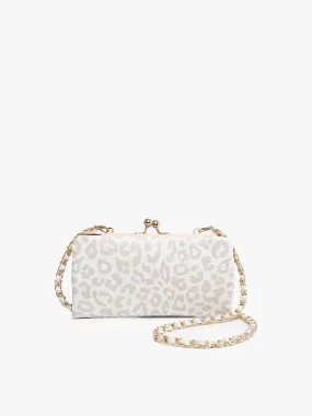 WL2339 Sue Wallet Pouch Crossbody: Cheetah-Beige