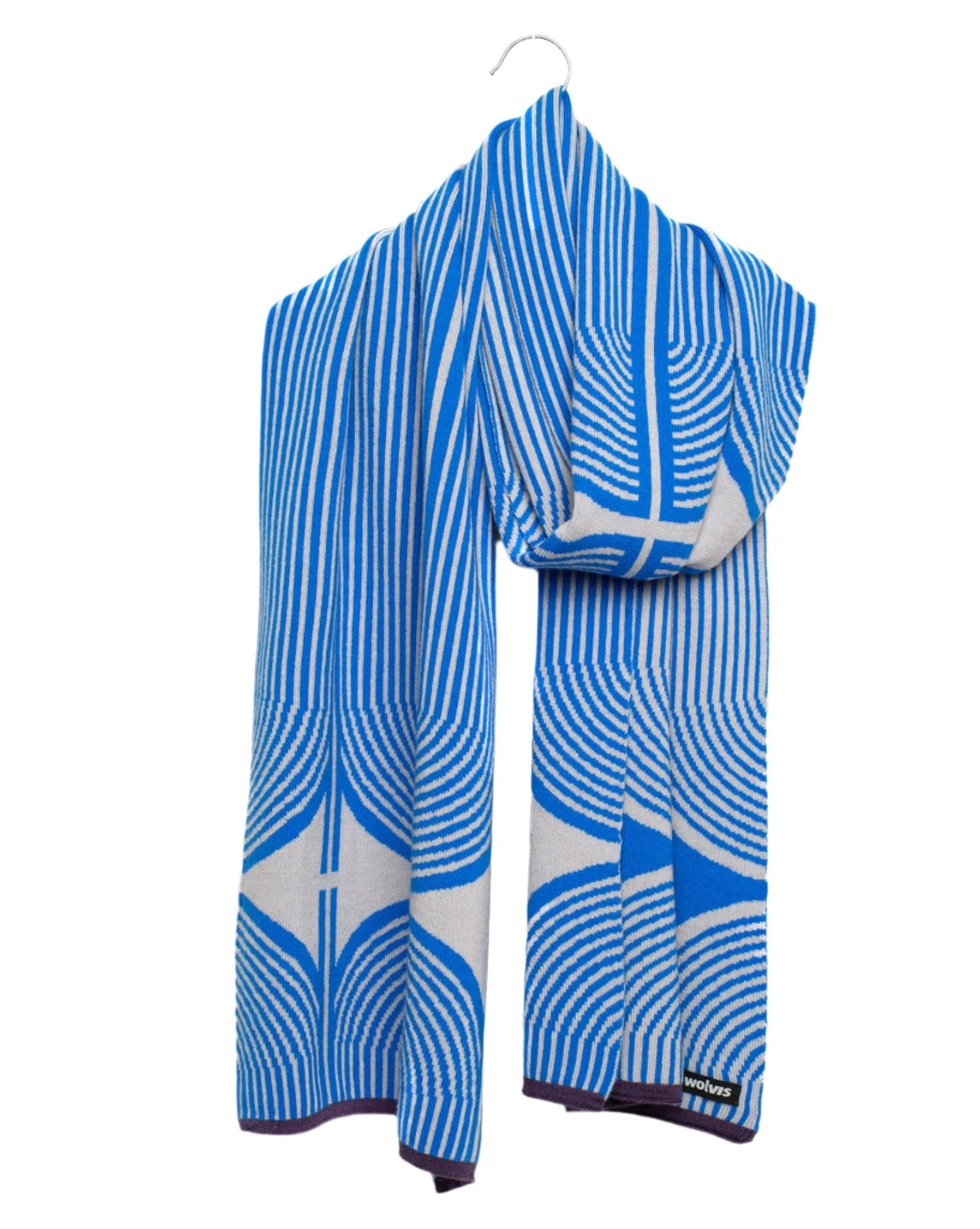 WOLVIS Anni maxi scarf cobalt