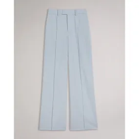 Women Wmt-Hildiat-High Waisted Wide Leg Trouser - Baby-Blue