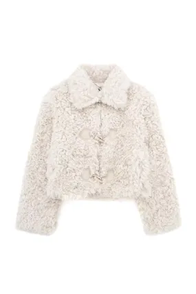 'Yasmin' Faux Fur Short Jacket